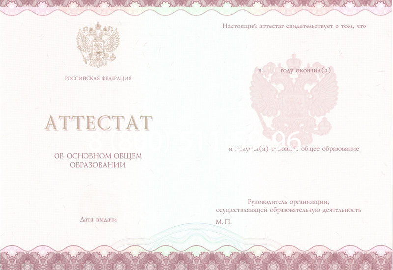 Купить Аттестат за 9 класс 2014-2024 года в Раменском Купить Аттестат за 9 класс 2014-2024 года в Раменском