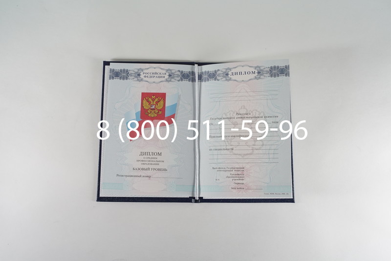 Диплом колледжа 2007-2010 годов в Раменском