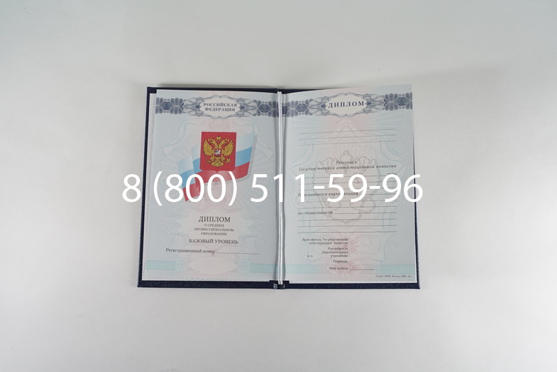 Диплом о среднем образовании 2007-2010 годов в Раменском
