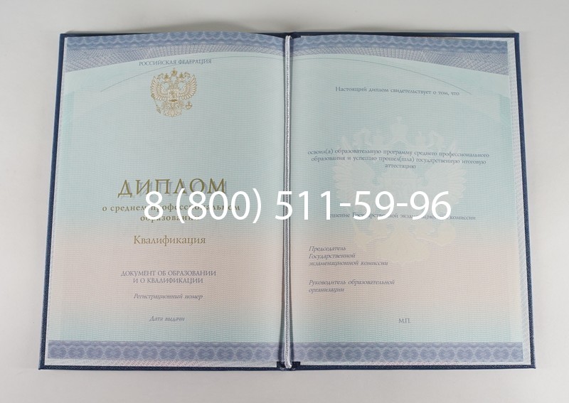 Диплом о среднем образовании (Спецбланк) 2014-2024 года в Раменском