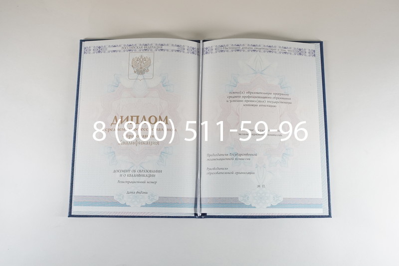 Диплом техникума 2014-2024 года в Раменском