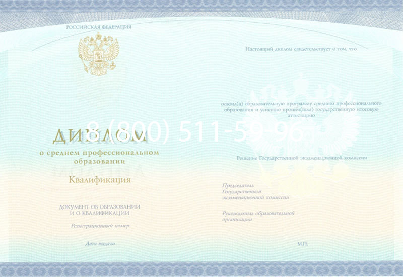 Купить Диплом техникума (Спецбланк) 2014-2024 года в Раменском Купить Диплом техникума (Спецбланк) 2014-2024 года в Раменском